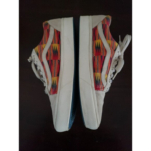 Vans Union X Old Skool 'Kente Cloth' Mens 10.5 Africa Skater Suede Low Top - Picture 7 of 13